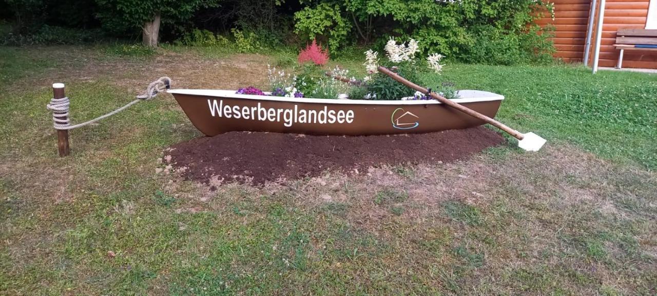 Ferienhaus Am Weserberglandsee Lauenforde Zewnętrze zdjęcie