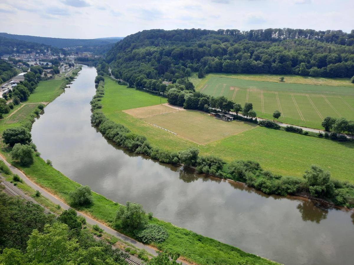 Ferienhaus Am Weserberglandsee Lauenforde Zewnętrze zdjęcie